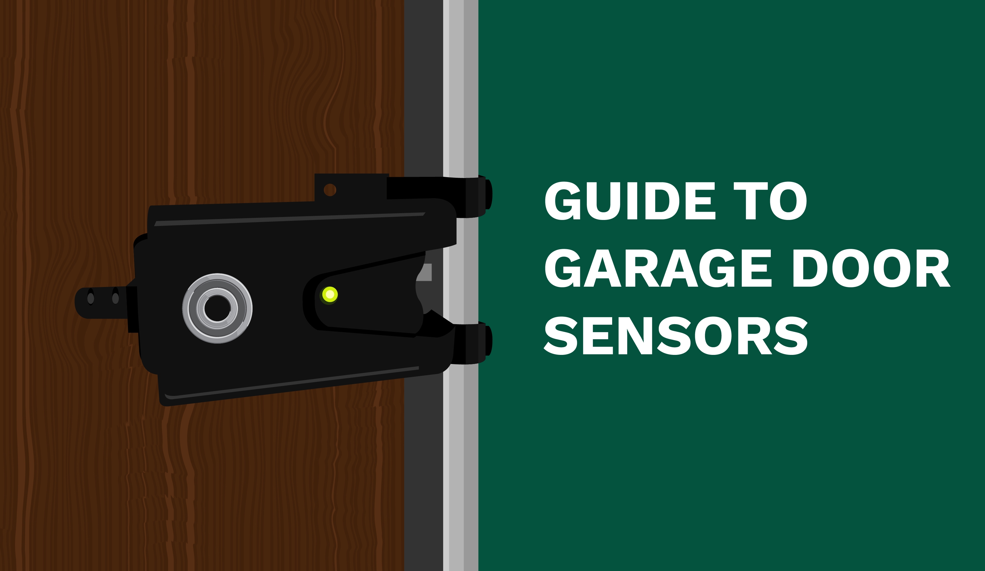 guide to garage door sensors blog illustration