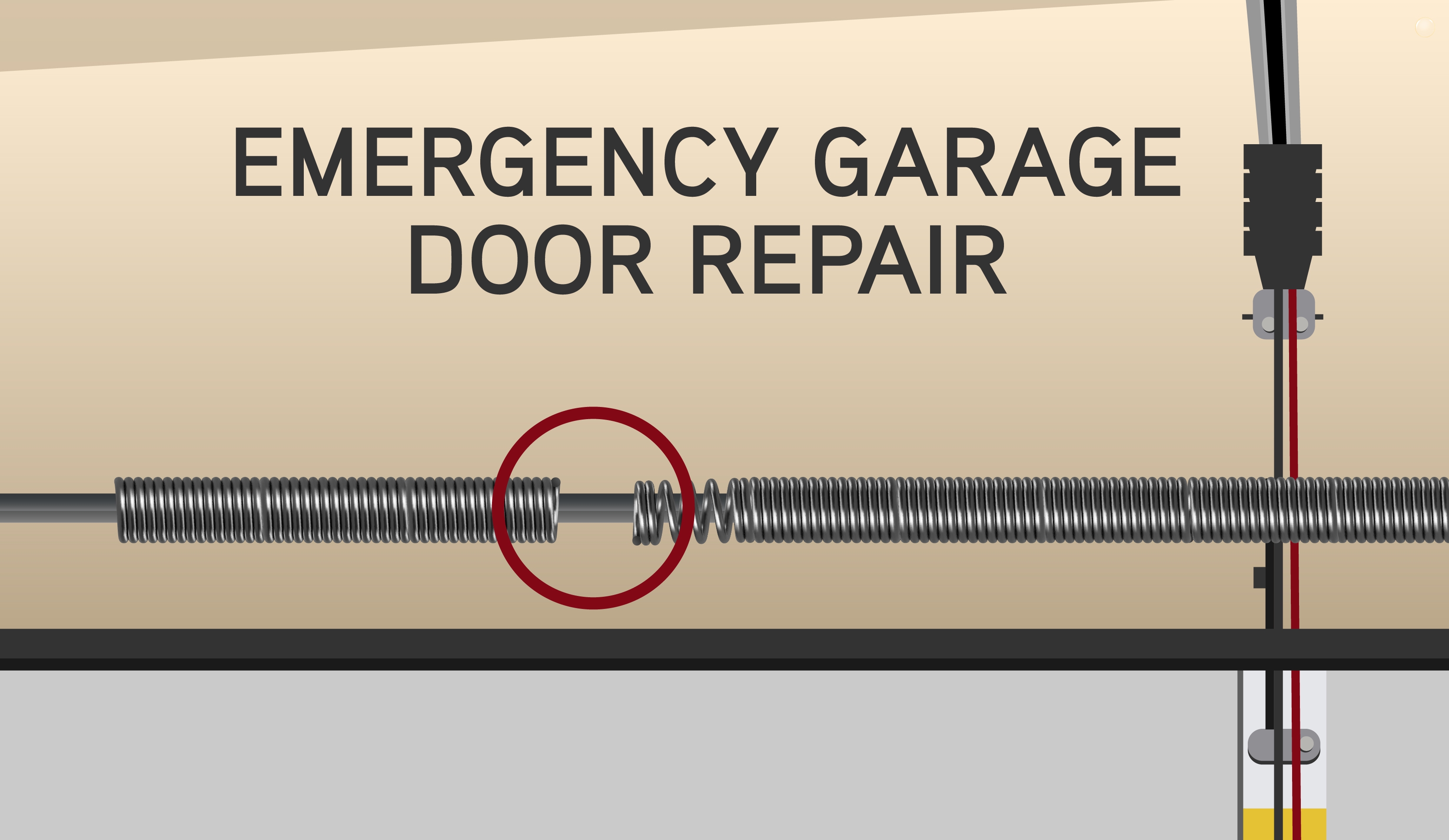emergency garage door repair blog illustration