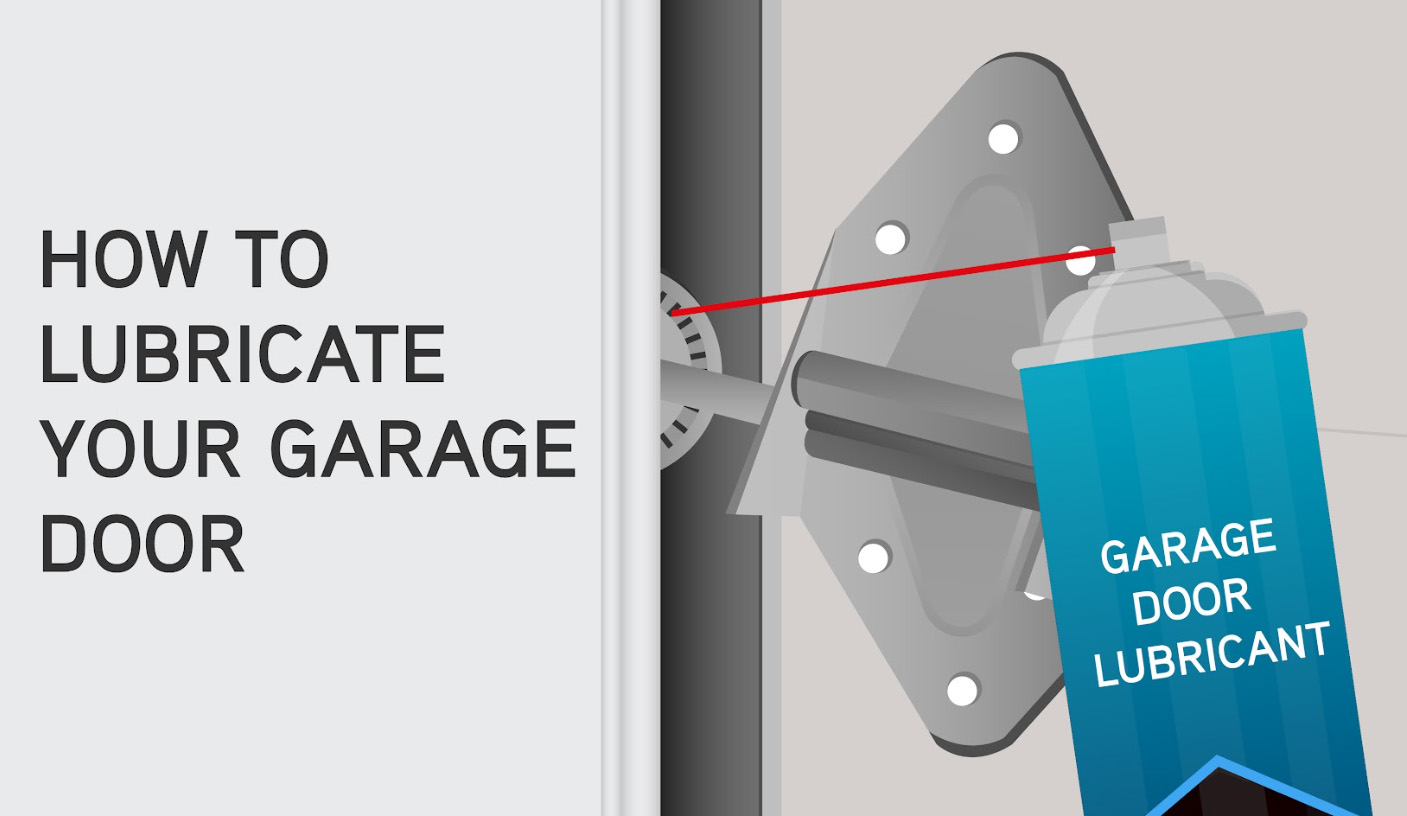 how to lubricate your garage door blog illustration